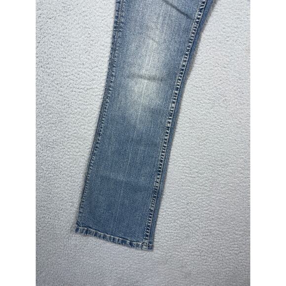 9.8 Womens Size 8 Camo Back Pocket Studded y2k Denim Jeans - Picture 10 of 12